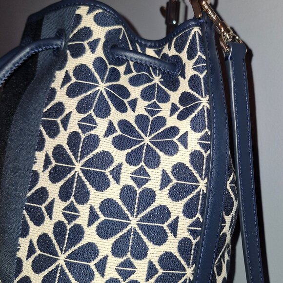 Kate Spade blue floral jacquard Crossbody Bag - Picture 2 of 7